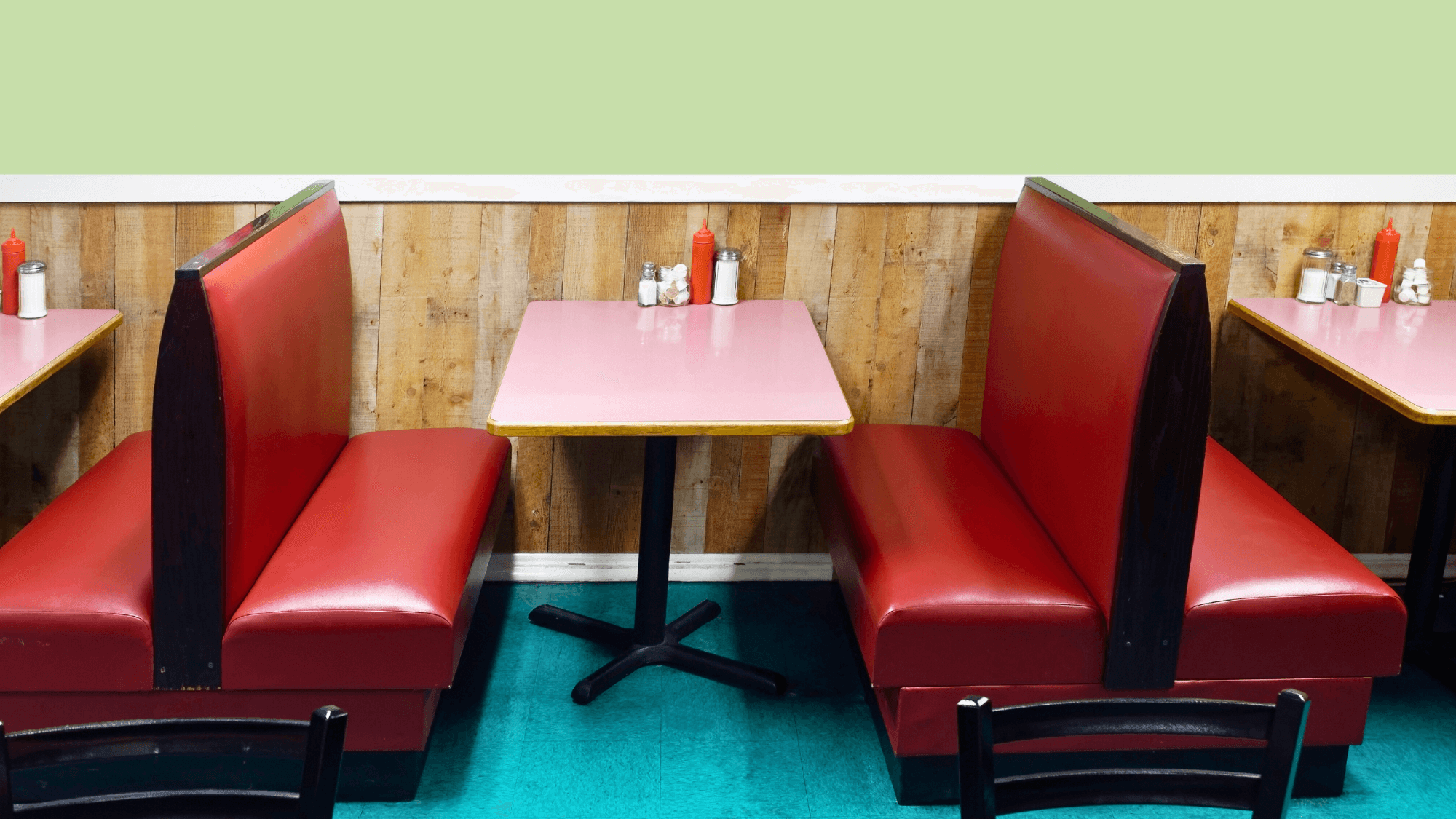 maximize space in restaurant booths